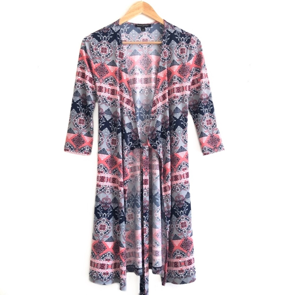 Banana Republic 3/4 Sleeve Wrap Dress